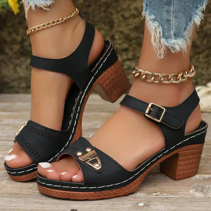 👡Letnie sandały damskie na wysokim obcasie