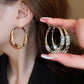 💖Pendientes Círculo con Circonita