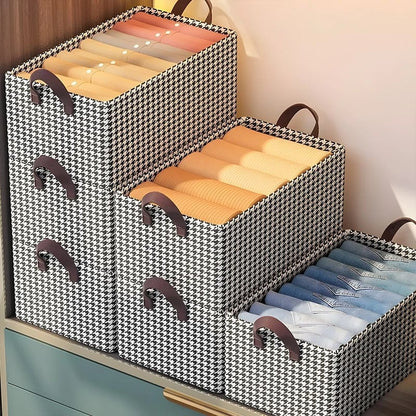 ✨ Organizador de Jeans Plegable para Armario - Ahorra Espacio con Divisores Ajustables y Panel Transparente 🏠✨