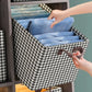 COMPRA 2 LLEVA 3! ✨ Organizador de Jeans Plegable para Armario - Ahorra Espacio con Divisores Ajustables y Panel Transparente 🏠✨
