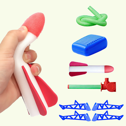 🚀 Spełnij marzenia swojego dziecka o rakietach!🎁Wyrzutnia rakiet LED dla dzieci