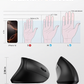 ✨ Ergonomiczna pionowa optyczna mysz bezprzewodowa USB z ładowaniem