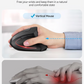 ✨ Ergonomiczna pionowa optyczna mysz bezprzewodowa USB z ładowaniem
