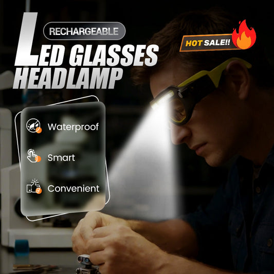 !✨Rechargeable LED Glasses Headlamp