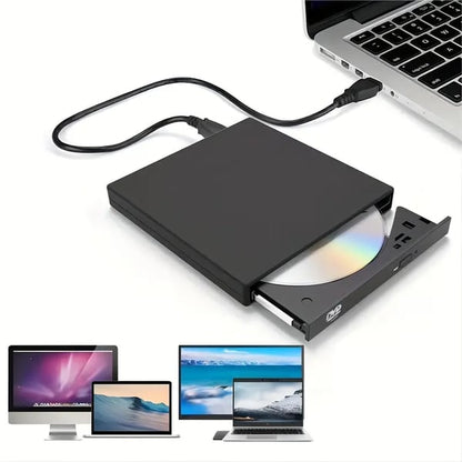 💿 Seu notebook não tem gravador de disco? Agora tem! Gravador Externo de CD/DVD com 📀