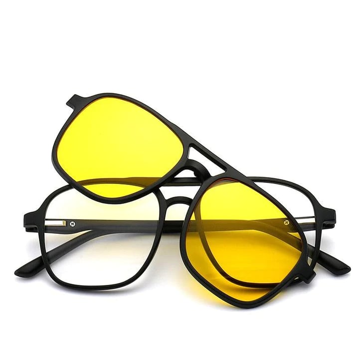 Replaceable lens 6 -in -1 Sunglasses Set