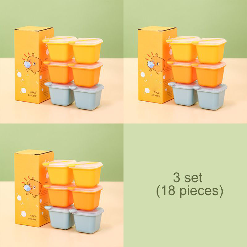 6pcs Individual Stackable Ice Cube Mold Box