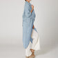 Linen Loose V Neck Top