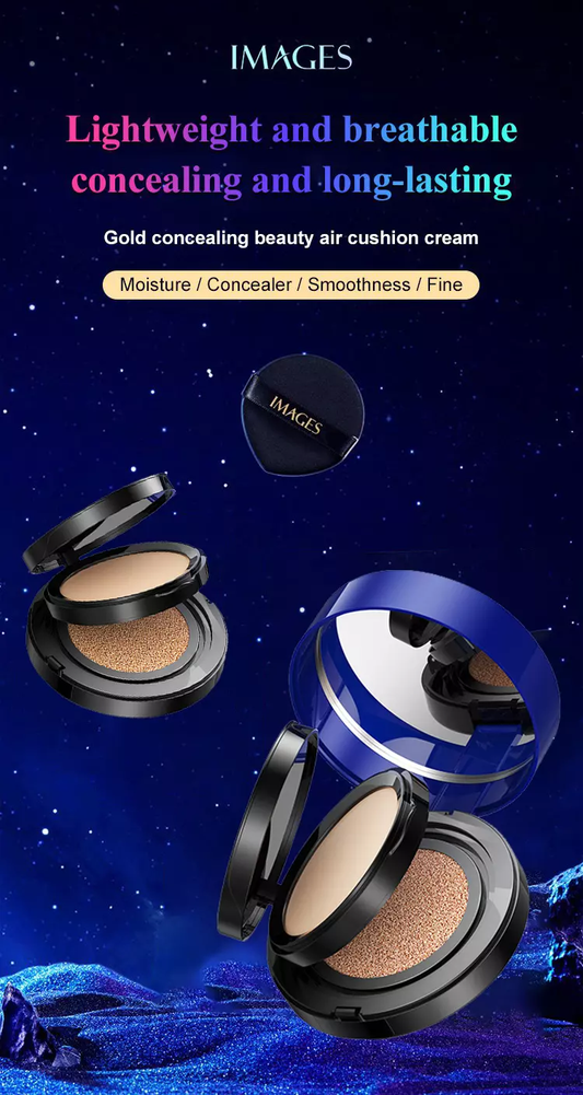 2 in 1 Cushion Pressed Powder Concealer Liquid Foundation