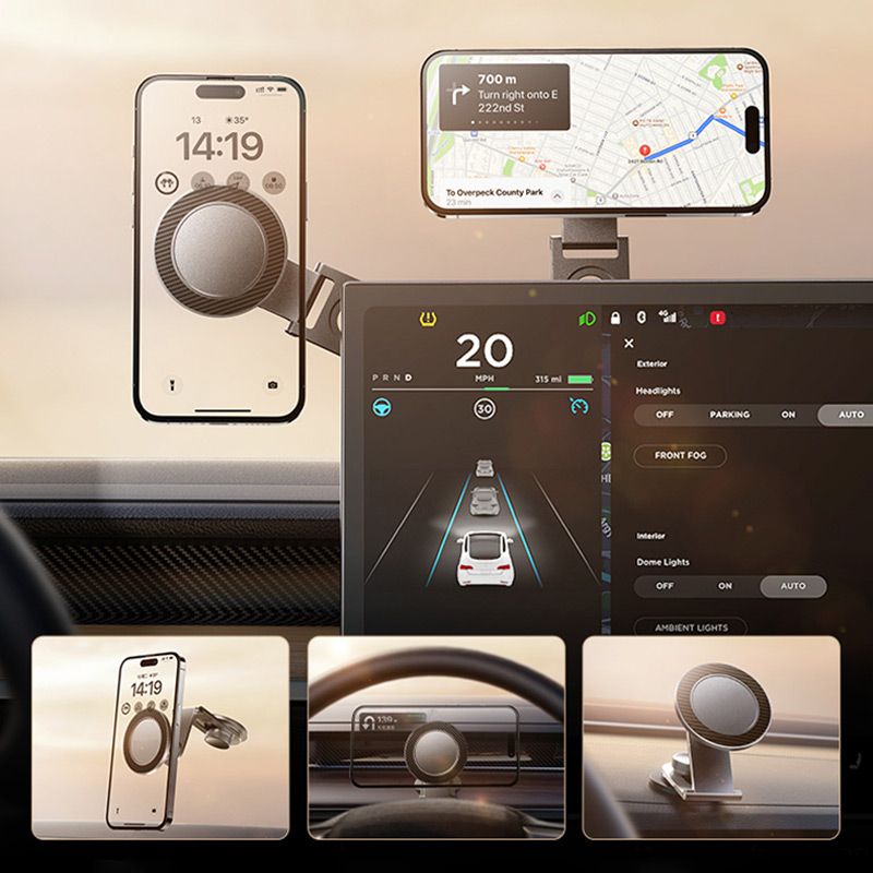 Magnetic Car Phone Holder for Tesla