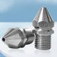 Stainless Steel Pressure Washer Sewer Jetter Nozzle - 1/4'' Quickly Connector