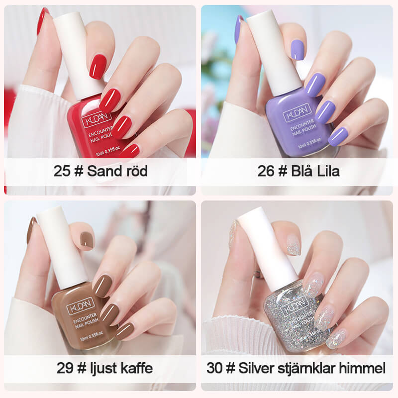 No-bake Peel-off Nail Polish