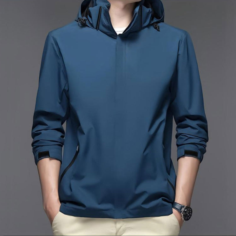 Lightweight Full-Zip Hooded Jacket