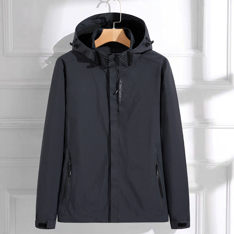 Lightweight Full-Zip Hooded Jacket