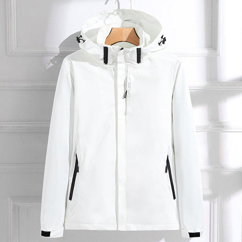 Lightweight Full-Zip Hooded Jacket