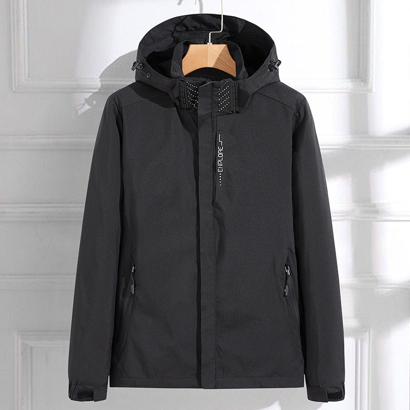 Lightweight Full-Zip Hooded Jacket