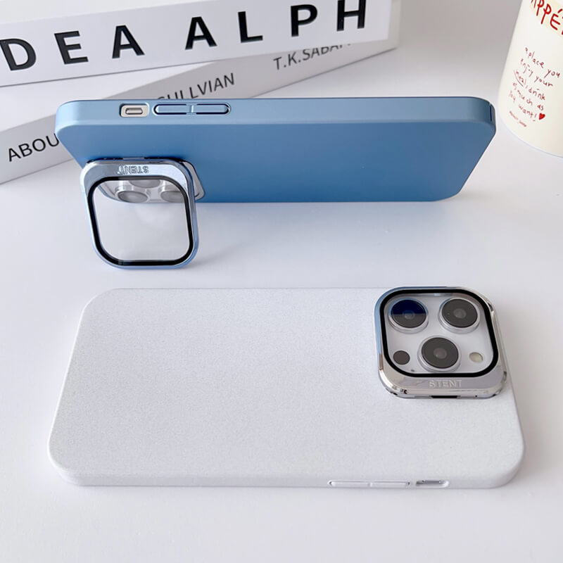 INVISIBLE KICKSTAND & LENS PROTECTOR THIN IPHONE CASE