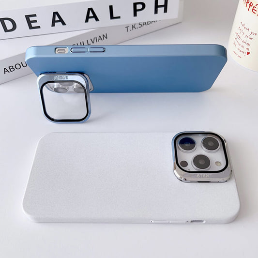 INVISIBLE KICKSTAND & LENS PROTECTOR THIN IPHONE CASE