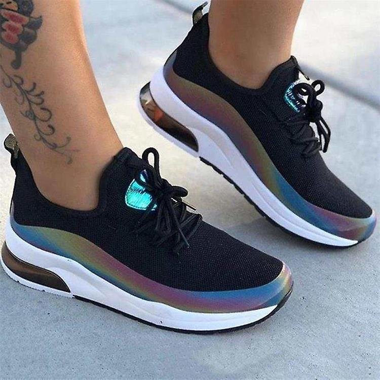 Women Casual Mesh Aair Cushion Flat Walking Shoes