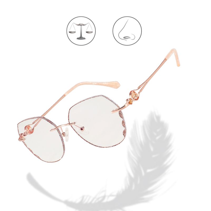 Pousbo® Fashionable Anti-blue Light Rimless Eyeglasses