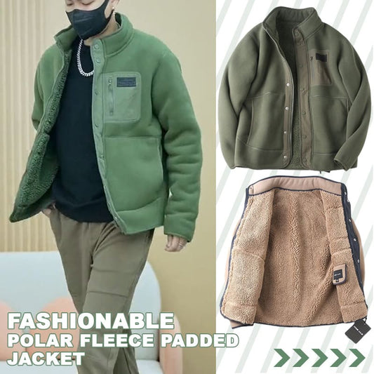 Fashionable Polar Fleece Padded Jacket