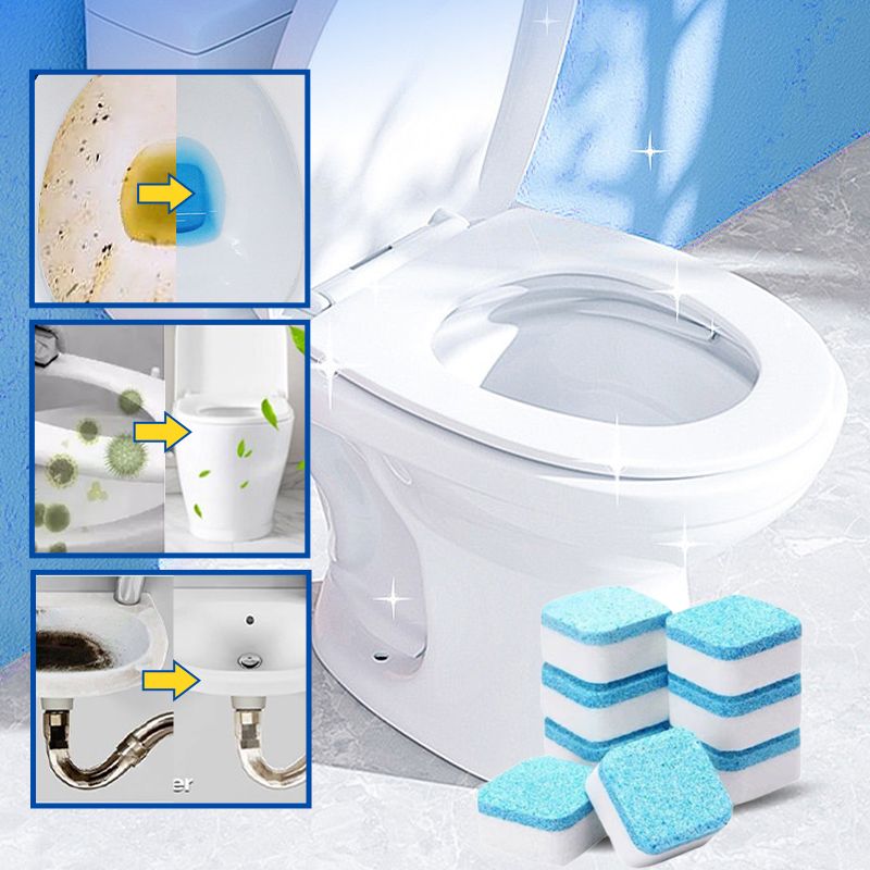 Pousbo® Toilet Cleaning Effervescent Tablets - No Need to Brush