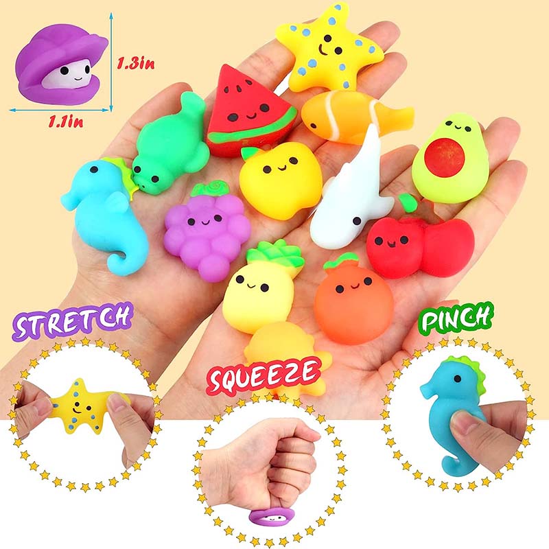 30/50Pcs Mochi Squishy Toys Bulk