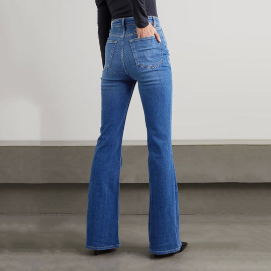 2023 New Fitted Vintage Flared Jeans