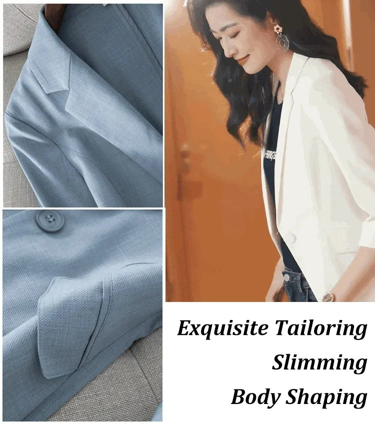 Slimming Tencel Suit Jacket