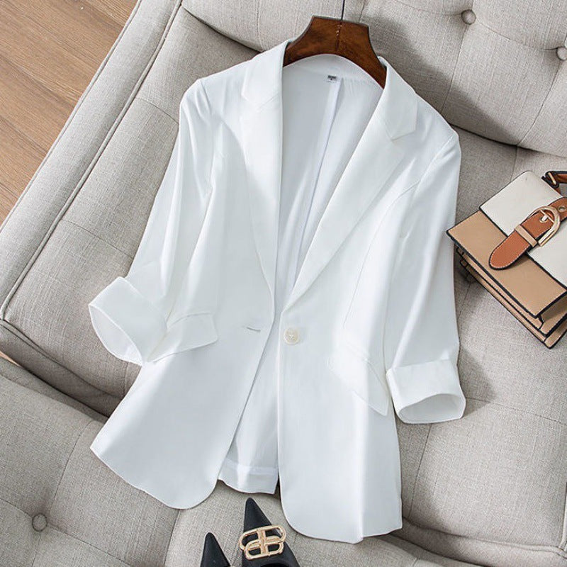 Slimming Tencel Suit Jacket