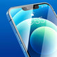 Non-porous dust-proof and anti-peeping toughened film