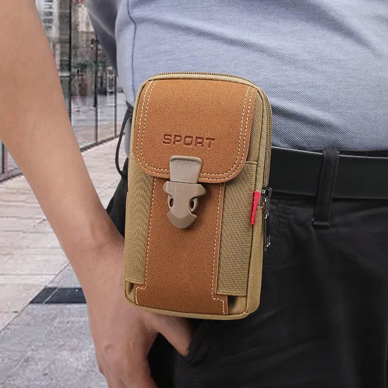 Practical Gifts - Men's Multifunctional Belt Cell Phone Bag