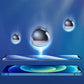 Non-porous dust-proof and anti-peeping toughened film