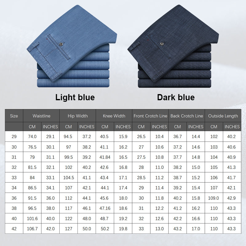 Summer Stretch Ice Silk Casual Pants for Men