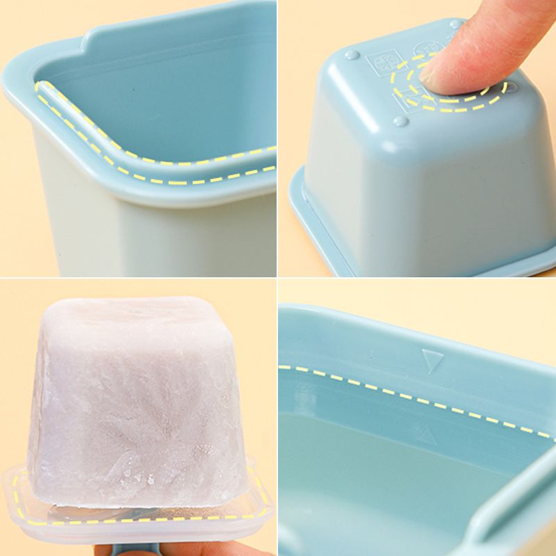 6pcs Individual Stackable Ice Cube Mold Box