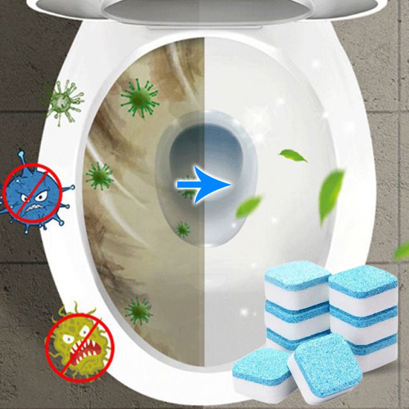 Pousbo® Toilet Cleaning Effervescent Tablets - No Need to Brush