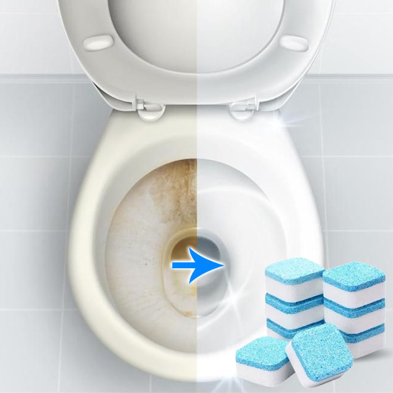 Pousbo® Toilet Cleaning Effervescent Tablets - No Need to Brush