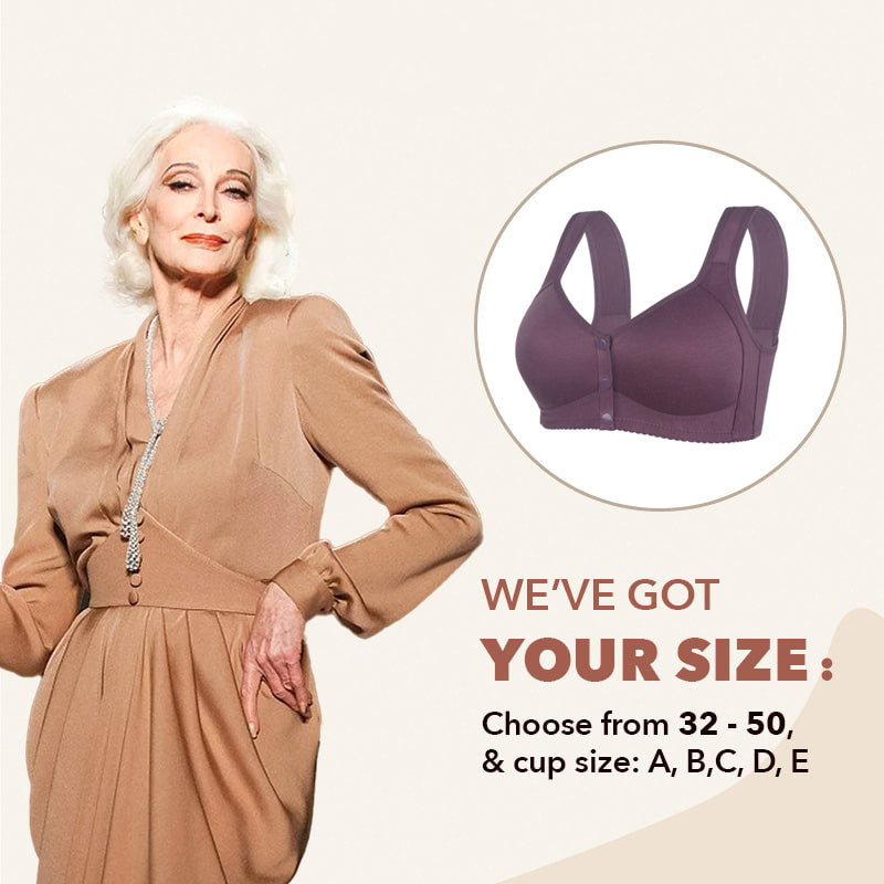 Comfortable & Convenient Front Button Bra