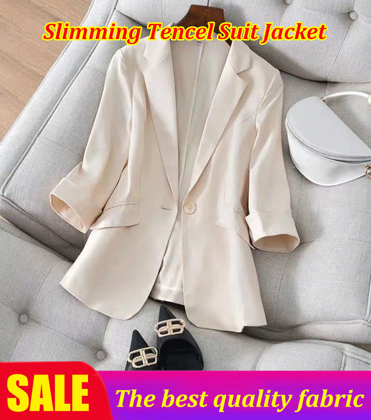 Slimming Tencel Suit Jacket