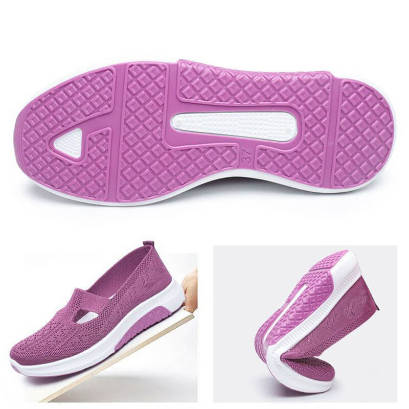 Flat non-slip slip-on shoes