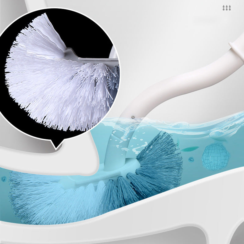 Pousbo® 2pcs Curved Toilet Bowl Brush