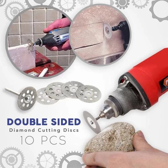 Double Sided Diamond Cutting Discs(10 Pcs) - 70% OFF TODAY ONLY!