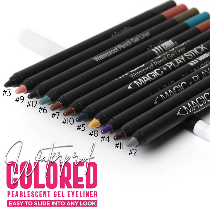 Waterproof Colored Pearlescent Gel Eyeliner