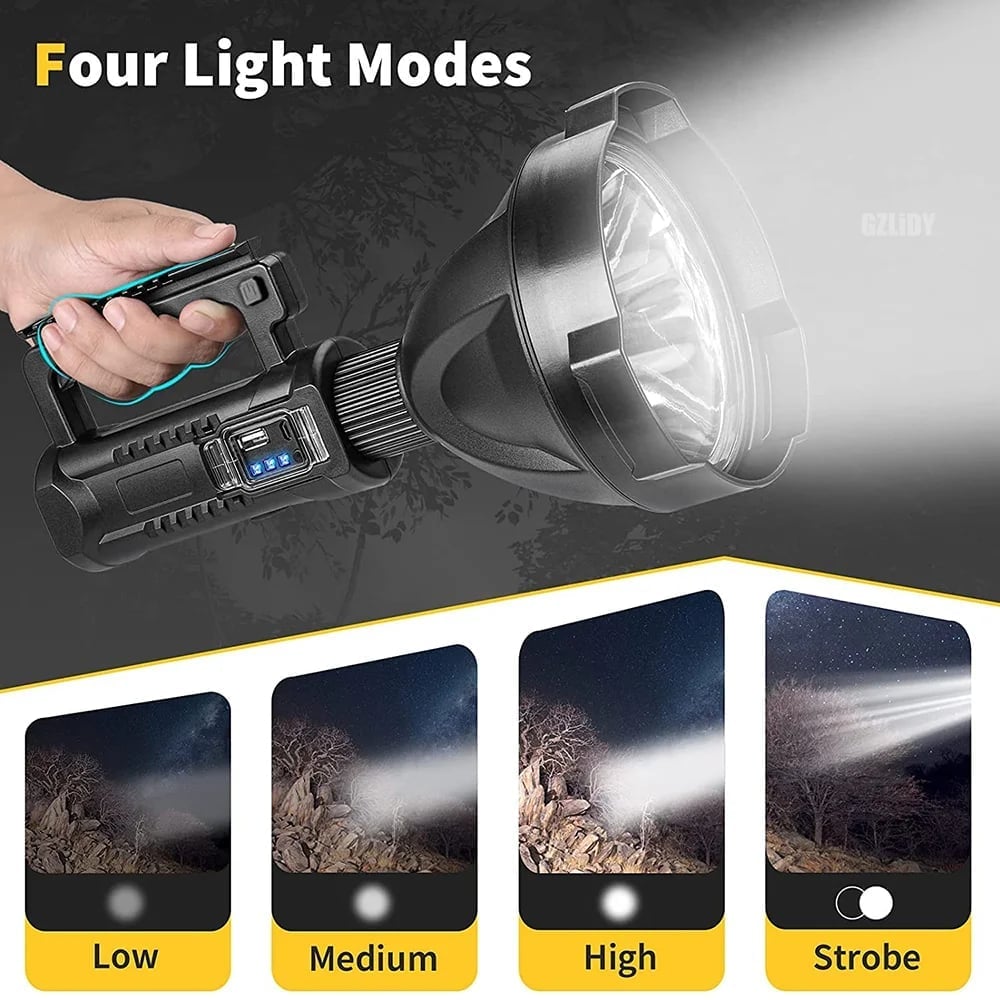 Rechargeable Handheld Spotlight Flashlight