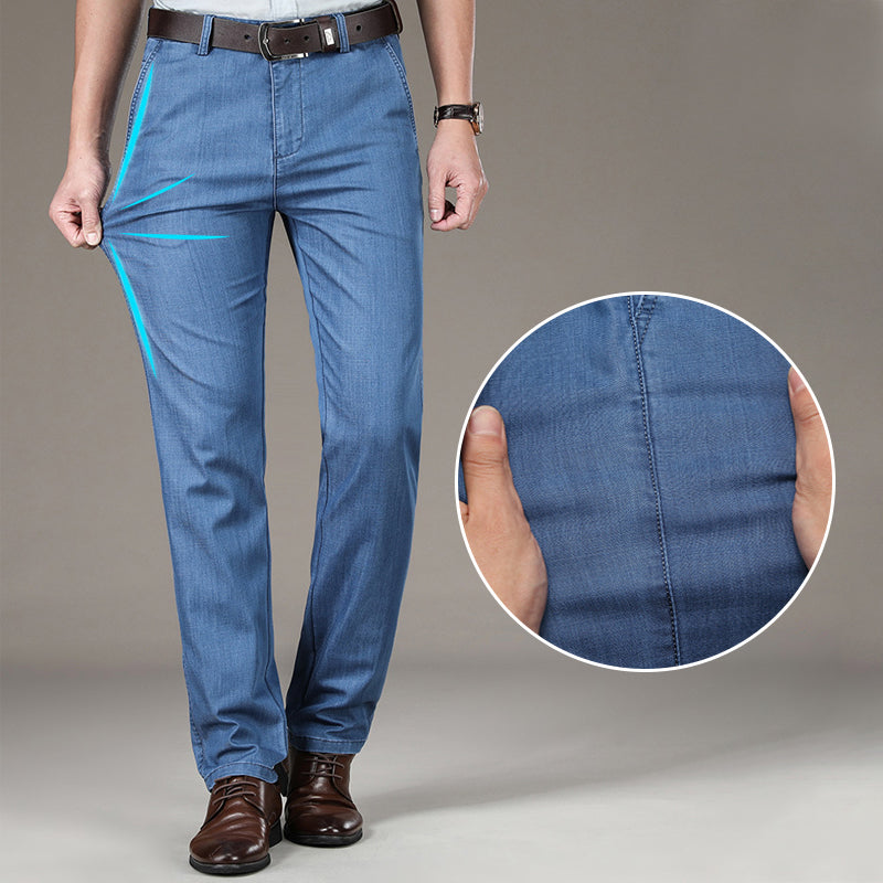 Summer Stretch Ice Silk Casual Pants for Men