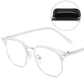 Blue Light Blocking Half-Rim Glasses