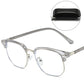 Blue Light Blocking Half-Rim Glasses